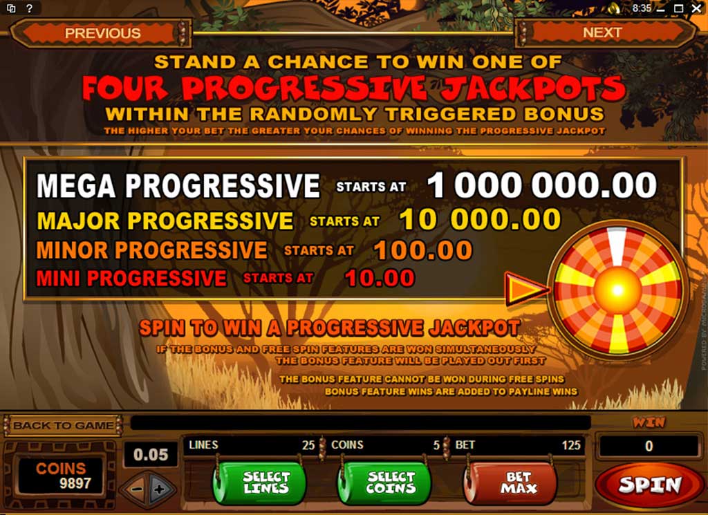 Bild Mega Moolah Jackpot slot