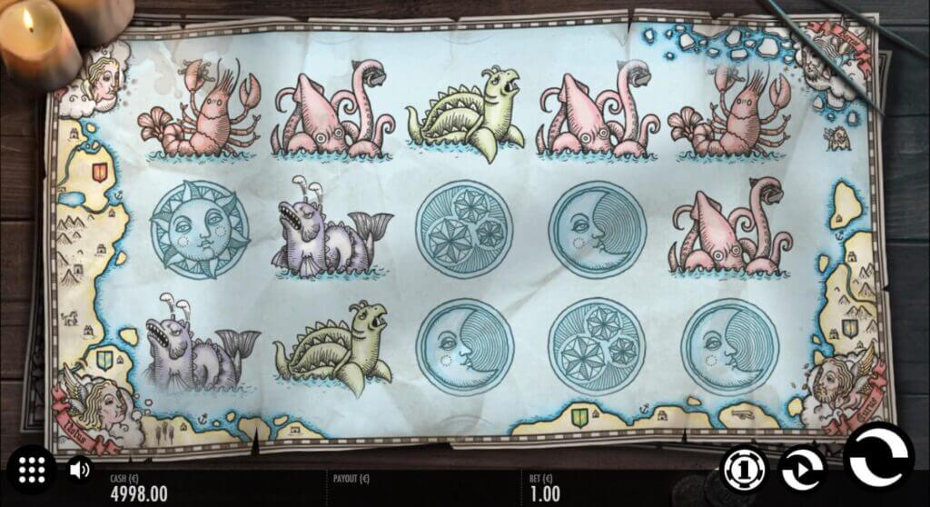 Die Symbole im 1429 Uncharted Seas Slot bleiben dem maritimen Thema treu.