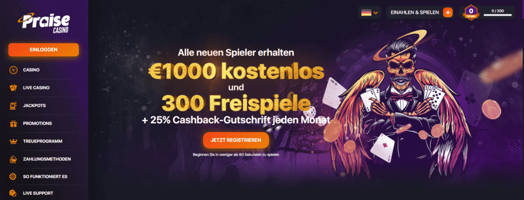 Alles, was Sie tun müssen, ist Ihre erste Einzahlung vorzunehmen.