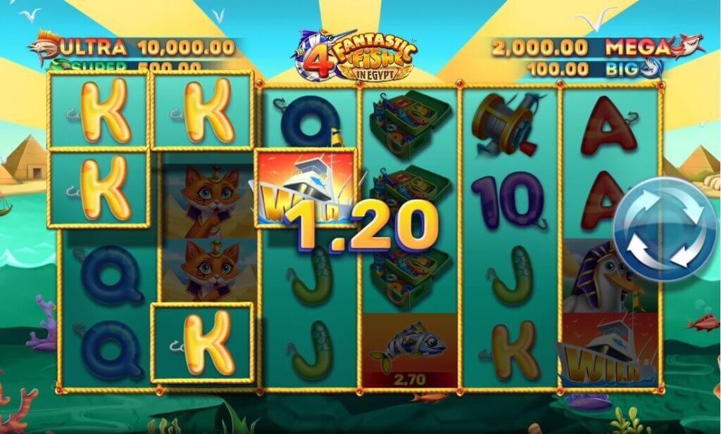 Wild-Symbol, Symboltausch, Collect-Feature, Respins, Multiplikatoren, Bonus-Kauf und 4 Jackpots sind im Spiel enthalten.