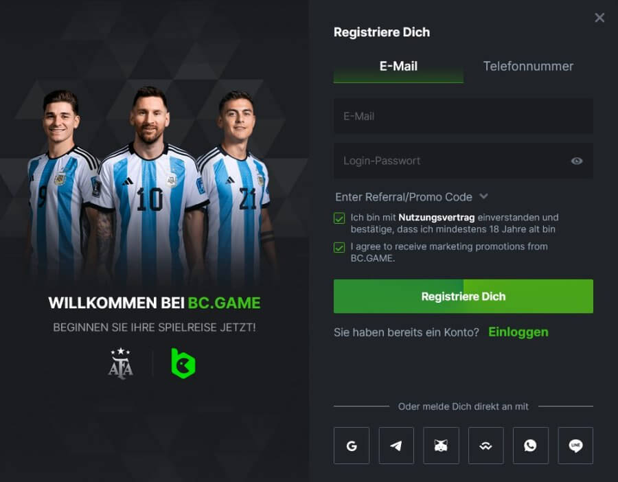 Achtung: Der erste Eindruck vom BC.Game Casino kann überwältigend sein. Eine Fülle an Menüs, Zahlen, Bannern und Aktionen, alles in einem modernen Design. Dieses Krypto-Casino scheint unbegrenzten Spielspaß und viele große Versprechen zu bieten.