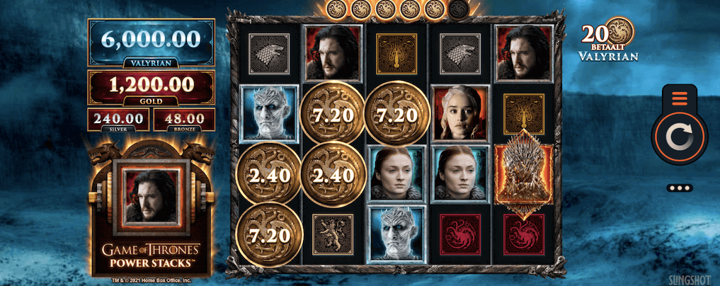 Der Winter naht… Aber mit vier Jackpots und dem Hold & Win-Feature wird es nicht allzu frostig. Game of Thrones Power Stacks bietet spannende Freispiele sowie besondere Features.