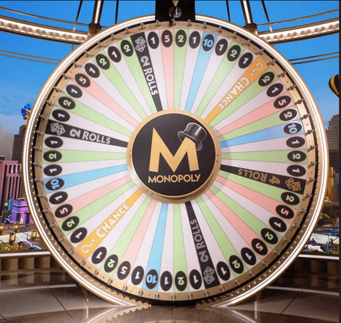 Die geringste Einsatzhöhe beim Monopoly Live-Rad beginnt schon bei nur 0,10 Credits pro Runde und geht bis zu einem Maximum von 2.500 Credits pro Runde. Es gibt eine Autoplay-Funktion, die es Spielern erlaubt, ihre bisherigen Einsätze für eine festgelegte Anzahl an Drehungen erneut zu setzen.