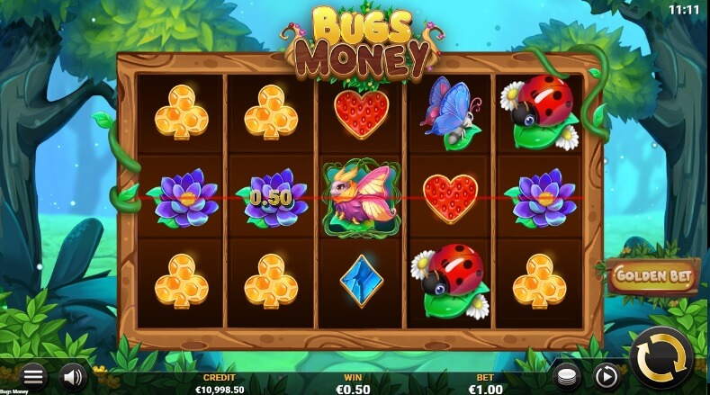 10 Gewinnlinien sorgen beim Bugs Money Slot für Gewinnchancen.
