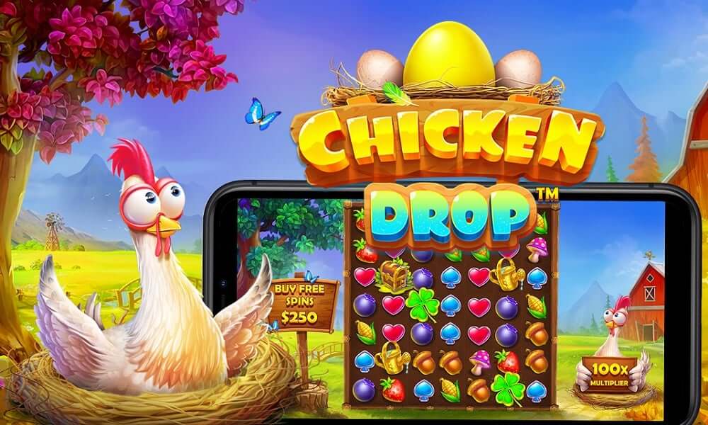 Der Online-Oster-Slot Chicken Drop von Pragmatic Play