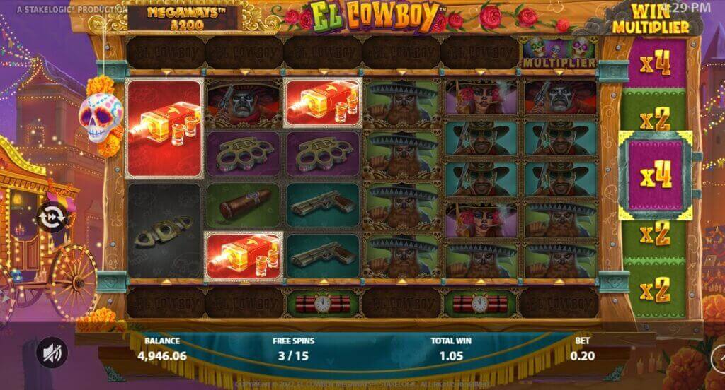El Cowboy Megaways Funktionen
