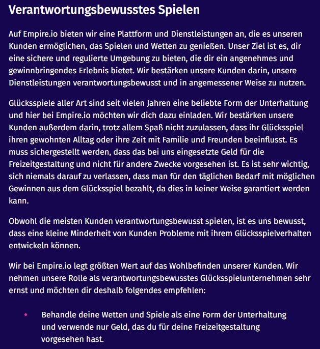 Empire.io: Lizenz, Sicherheit und Vertrauenswürdigkeit.