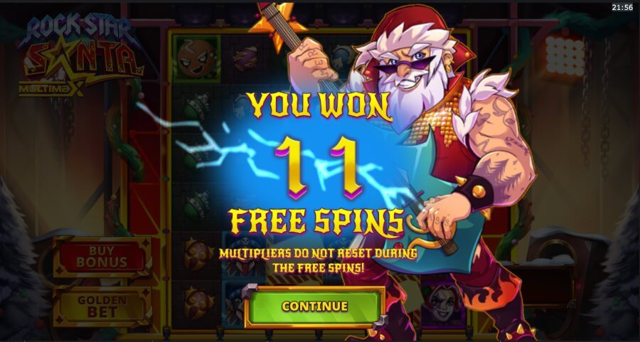 Wenn Sie mit 3 oder 4 Scattern im Spiel sind, wird die Gamble-Funktion für Freispiele aktiviert. Wenn Sie den aktuellen Gewinn akzeptieren möchten, können Sie diese Funktion überspringen. Andernfalls haben Sie die Möglichkeit, das Rad bis zu zweimal zu drehen, um ein Upgrade zu erzielen. Die Wahrscheinlichkeit dafür liegt bei 50:50, aber wenn der Pfeil im roten Bereich landet, verlieren Sie Ihren Freispielbonus.