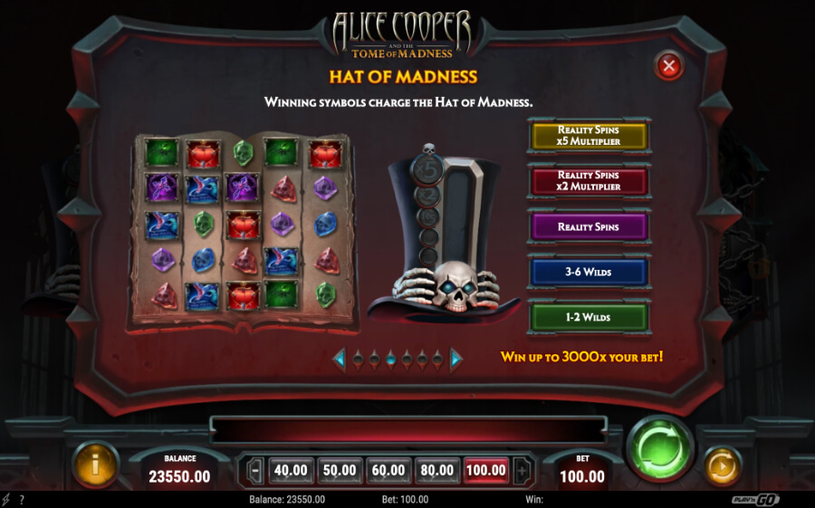 Hut des Wahnsinns Alice Cooper