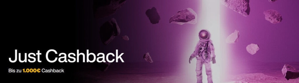JustCasino Cashback Bonus