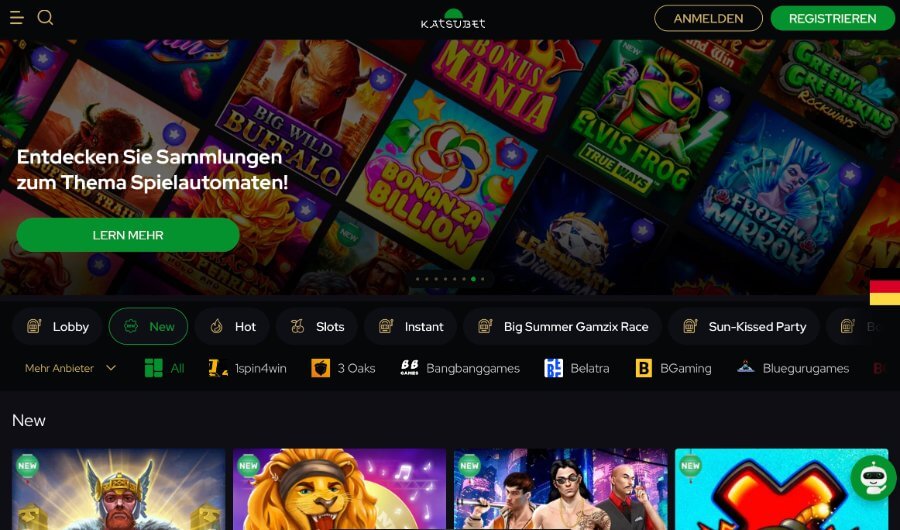 KatsuBet-Spiele