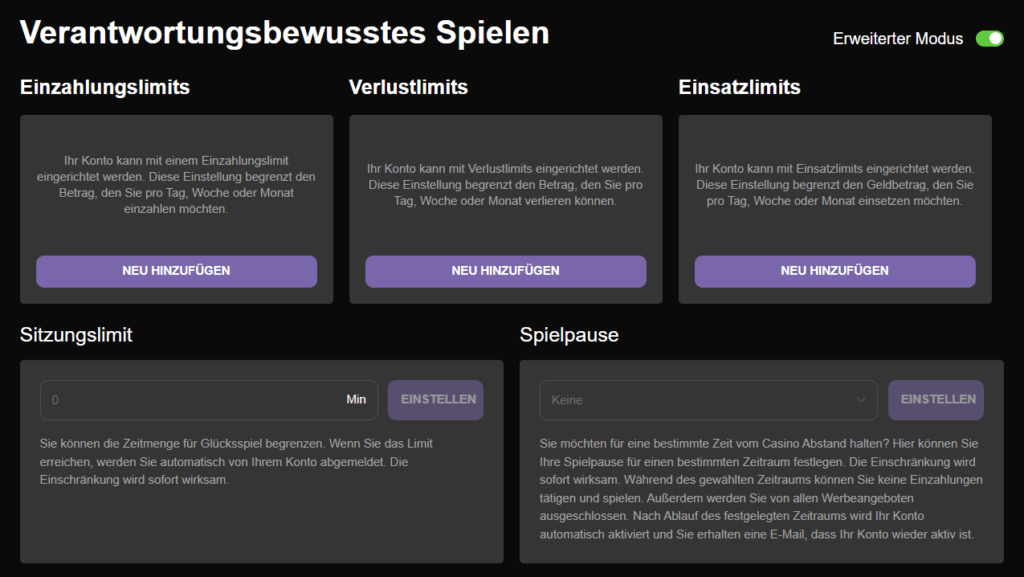Das Bonusgeld muss 40-fach umgesetzt werden.