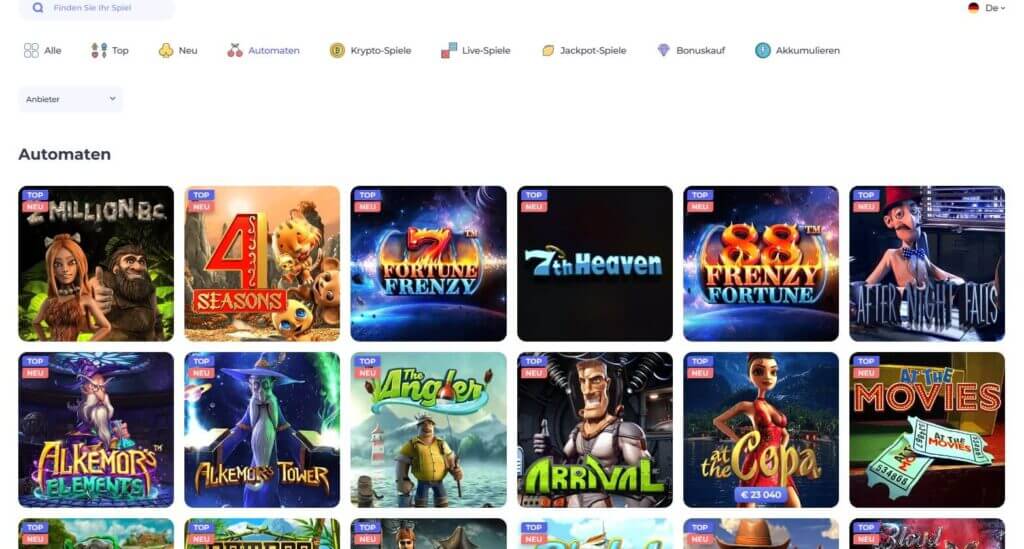 Die beeindruckende Auswahl im LuckyStart Casino umfasst mehr als 14.000 Spiele.