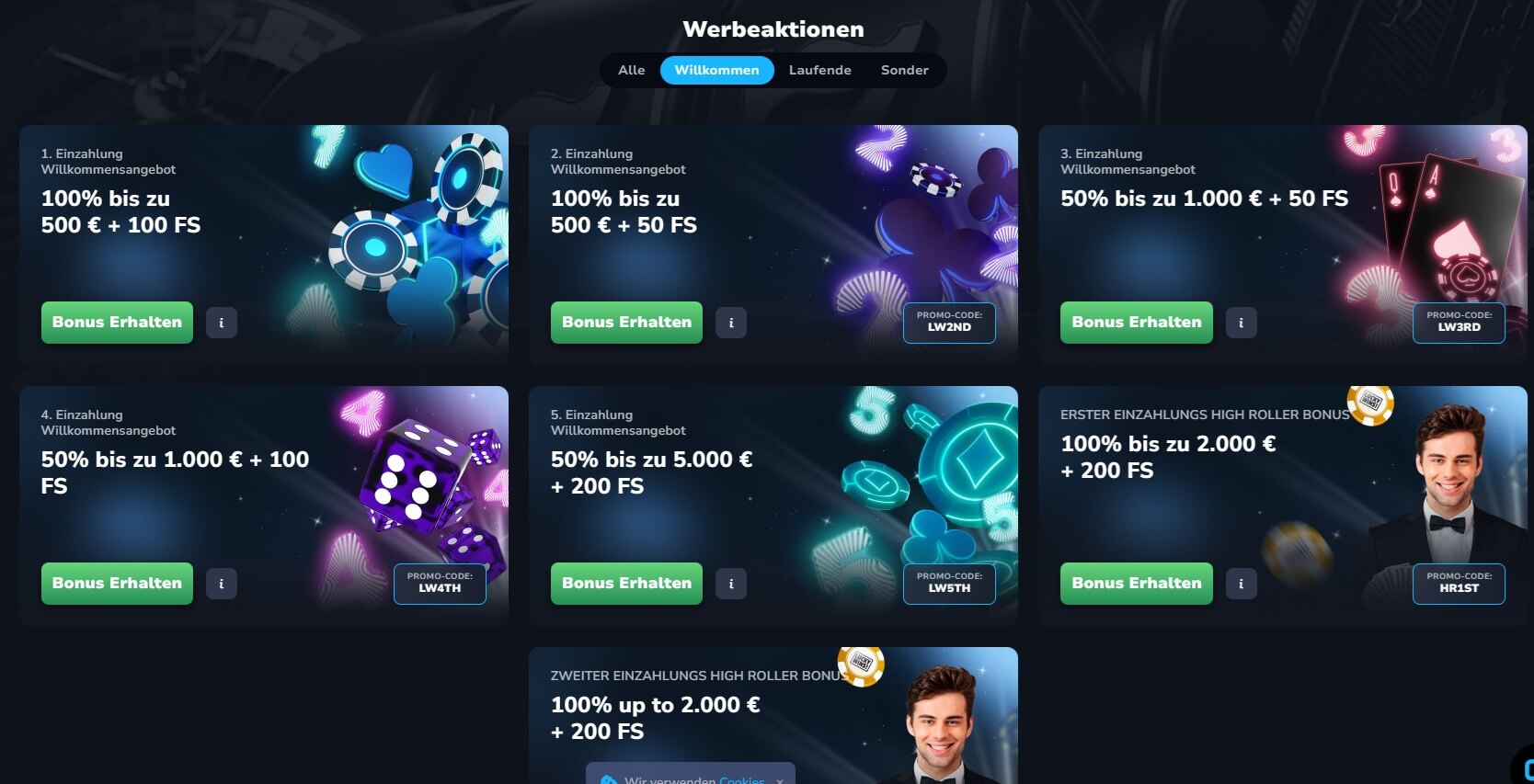 Luckywins-Bonus