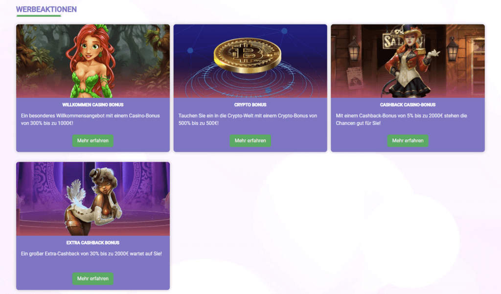 Lucys Casino Bonus-Angebot