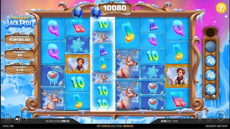 Funktionen bei Megaways Jack Frost