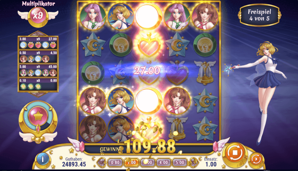 Mondprinzessin Action Freispiele