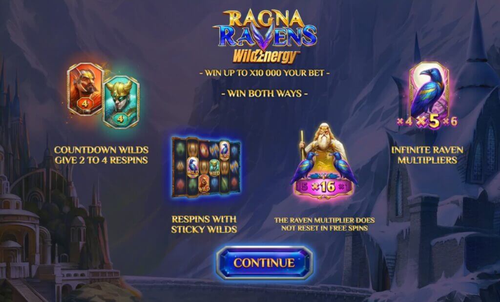 RagnaRavens WildEnergy™ Funktionen