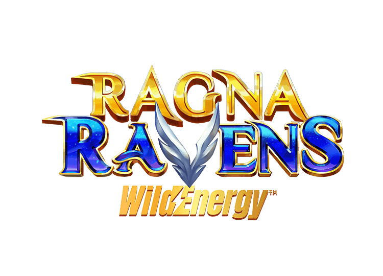Das ikonische Logo des Online-Slots RagnaRavens WildEnergy™ von Yggdrasil.