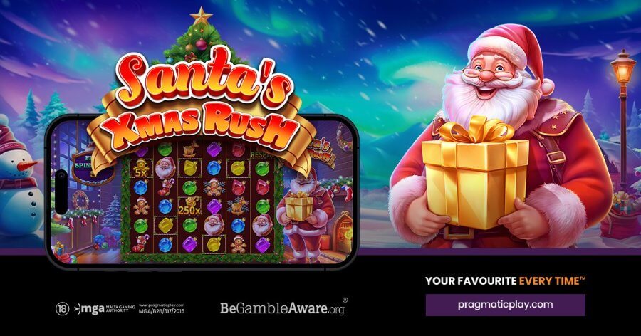 Santa\ Der Santa's Xmas Rush Slot ist kompatibel mit sämtlichen Geräten von Pragmatic Play.