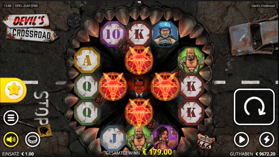 Scatter-Symbole bei Devil’s Crossroad