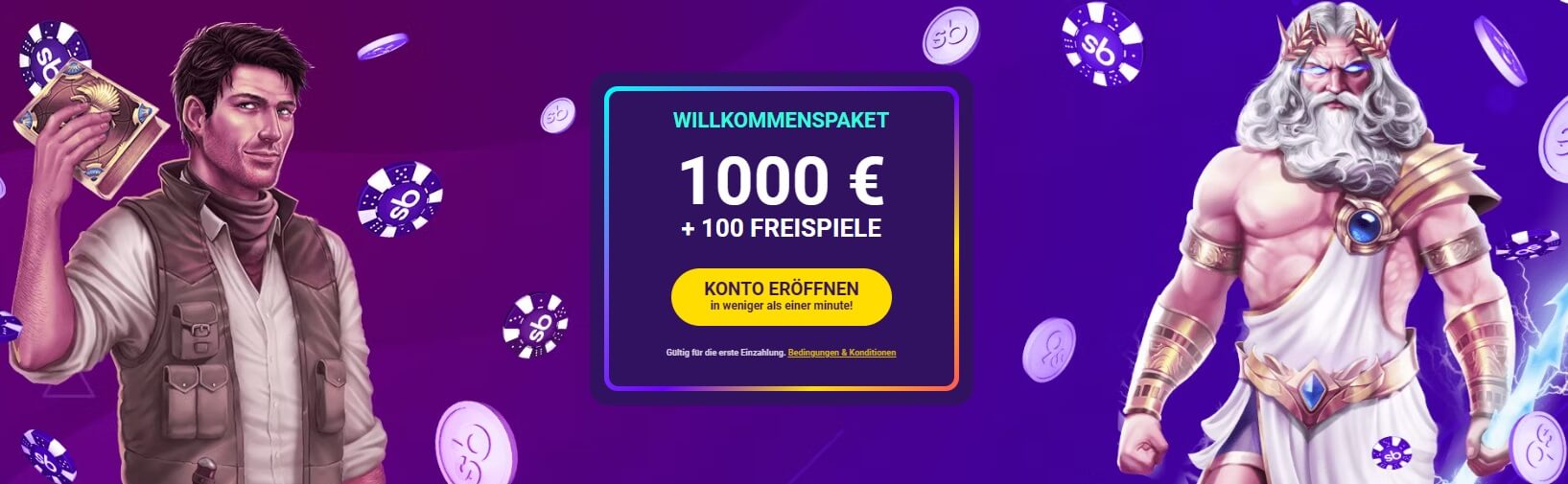 Willkommensbonus bei Slotbox