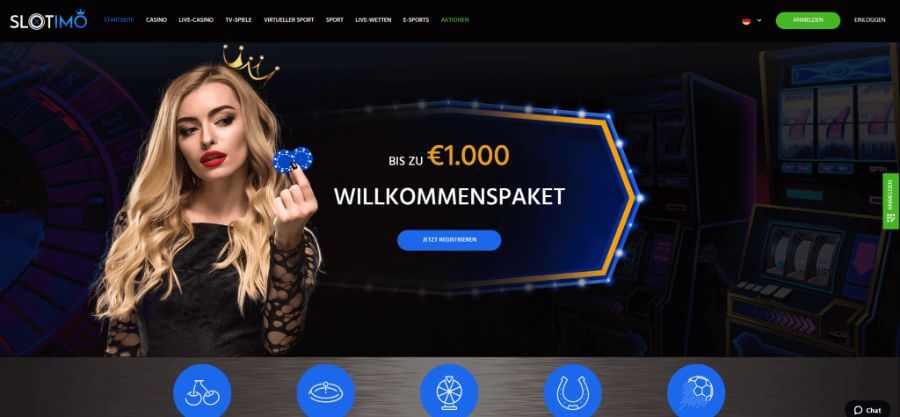 Slotimo Willkommensbonus