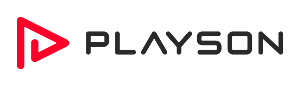 Das Emblem des Spieleentwicklers Playson.