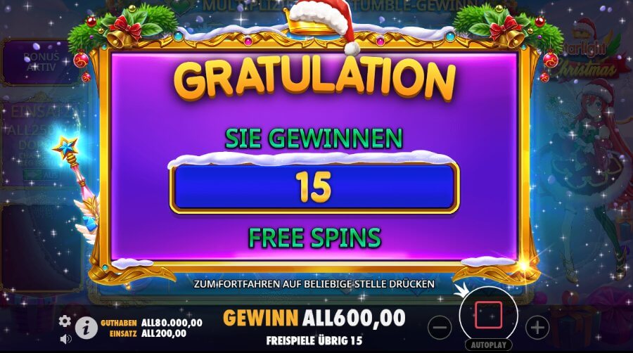 Starlight Christmas Freispiele Starlight Christmas Freispiele