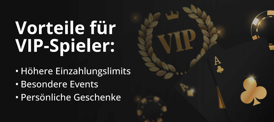 Vorteile für VIP-Spieler