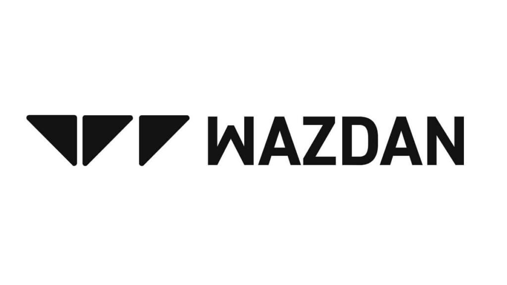 Das Logo des Wazdan Spieleentwicklers.