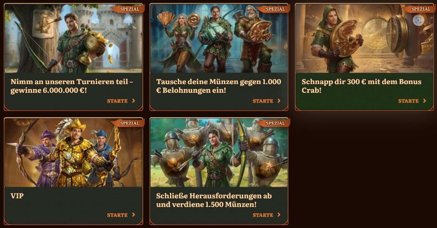 Wild Robin Bonusangebote