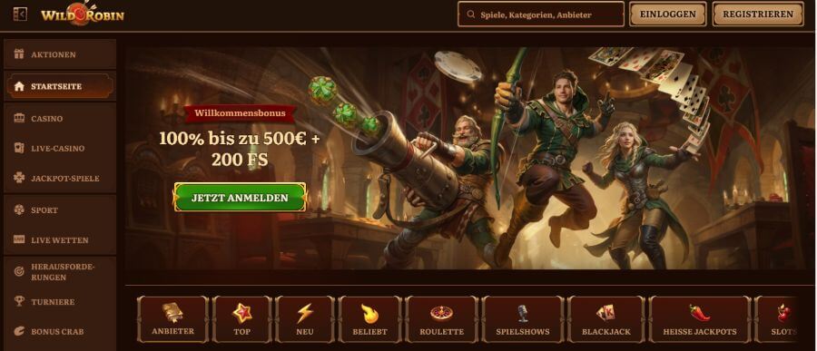 Wild Robin Casino