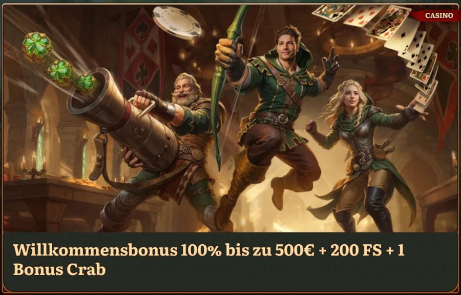 Wild Robin Willkommensbonus