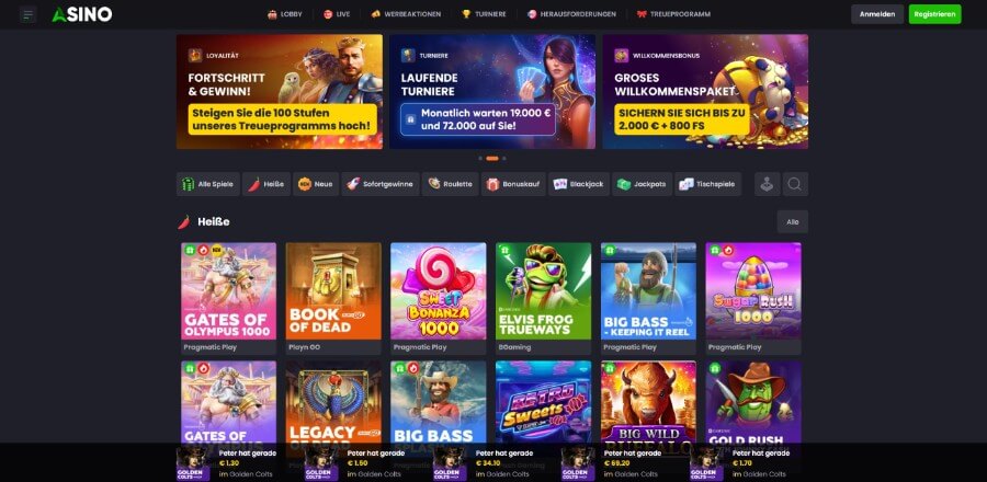 Willkommen im Asino Casino!