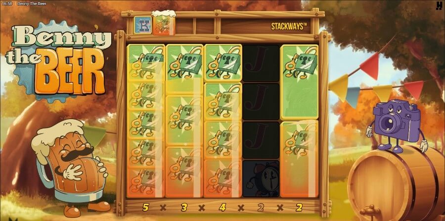 Benny das Bier – Stackways Symbole