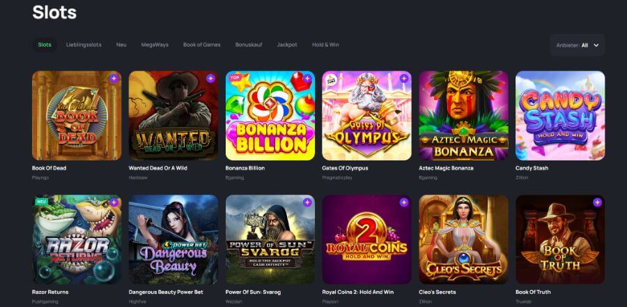Insgesamt stehen Ihnen im Betandplay Casino mehr als 6000 verschiedene Spiele zur Auswahl