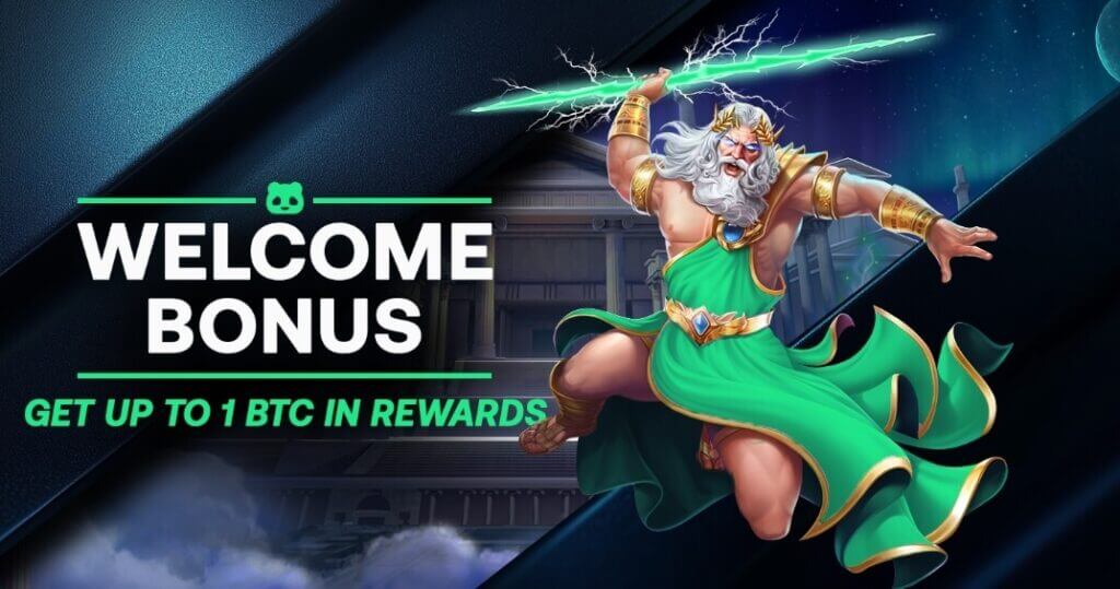 Im Betpanda Casino erwarten Sie 100 % bis zu 1 BTC