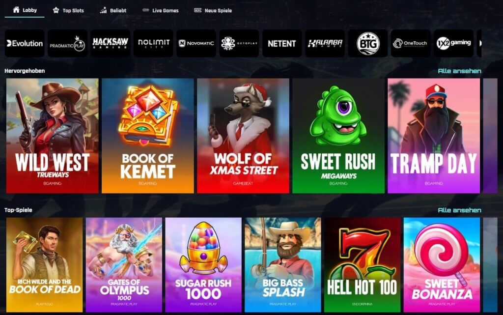 Slots im Betrunner Casino