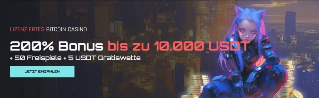 Bei Ihrer ersten Einzahlung können Sie sich auf einen mächtigen Bonus freuen, der Ihnen von Betrunner gewährt wird.