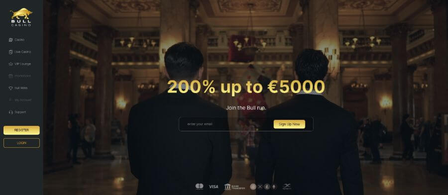 Willkommen im Bull Casino!