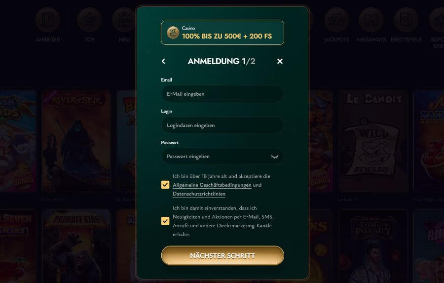 Das erwartet Sie in dieser Bewertung des Cashed Casinos.