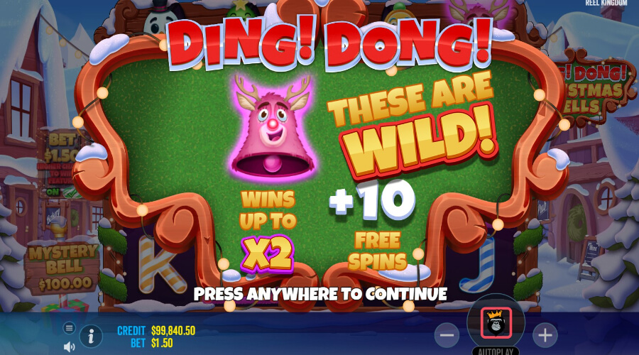 Die Freispiele bei Ding Dong Christmas Bells – was für ein Spaß!