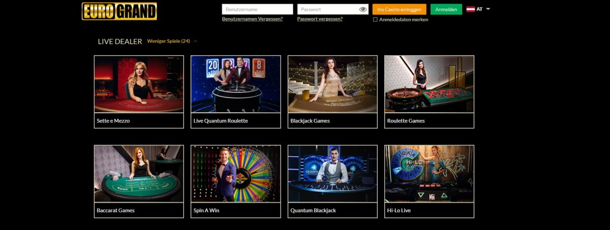 Eurogrand - Live-Casino Eurogrand - Live-Casino