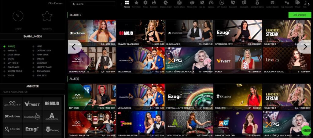 FanSport Live Casino