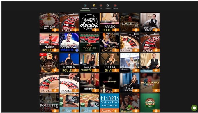Fastpay Casino Live Auswahl Fastpay Live Tische