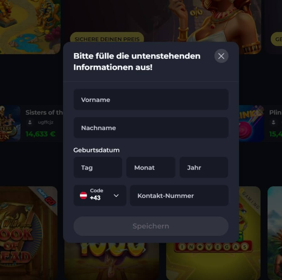 Einfacher könnte die Anmeldung nicht sein.