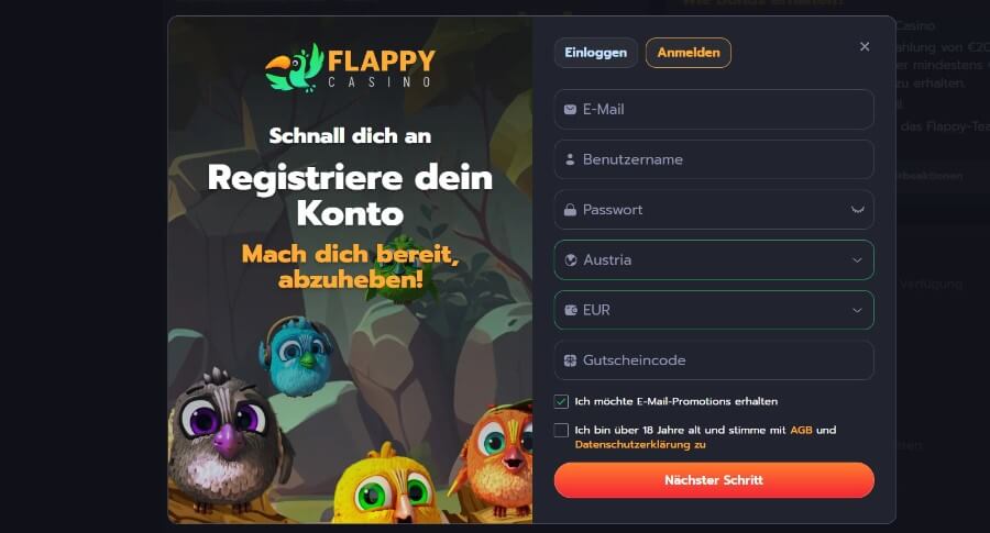 EU-lizenzierte Casinos unterliegen internationalen Geldwäscherechtsvorschriften. Auch das Flappy Casino legt Wert auf die Identifikation seiner Kunden. Für Auszahlungen oder größere Einzahlungen sollten Sie die folgenden Unterlagen bereithalten: