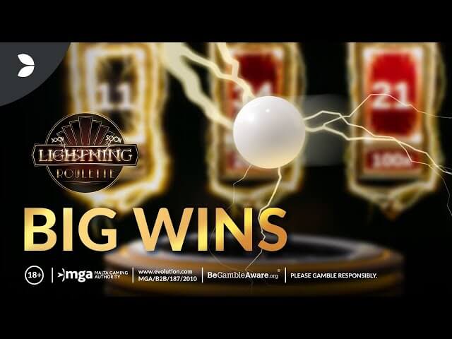 Lightning Roulette große Gewinn-Highlights – Evolution