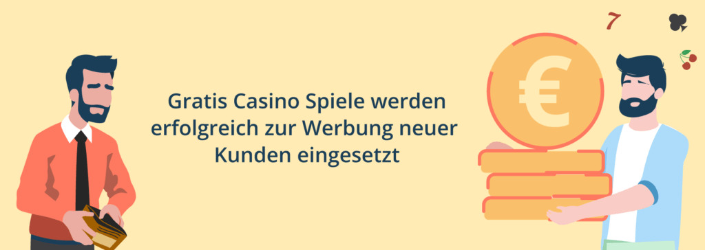 Dennoch erweist sich das Angebot von kostenlosen Online-Casino-Spielen als sehr effektive Marketingstrategie, die auch den Spielern zugutekommen kann. Diese kostenlosen Angebote ermöglichen es den Spielern, die Spiele auszuprobieren und einen ersten Eindruck vom Casino zu gewinnen. Wenn Ihnen das Angebot oder die Spielumgebung zusagt, werden Sie sicher irgendwann auch bereit sein, mit echtem Geld zu spielen, um echte Gewinne zu erzielen.